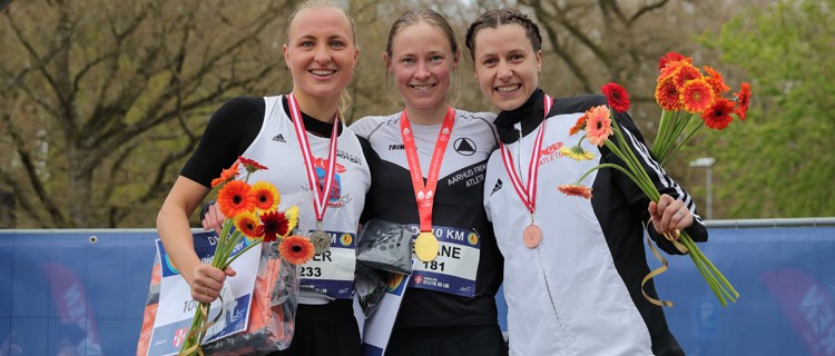 DM 10 KM: Flotte sejre til Helene Svane og Jacob Sommer Simonsen på rekordernes dag i Aarhus