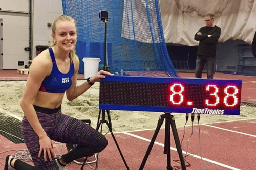 Mette Graversgaard tangerer dansk rekord på 60m Hæk indendørs