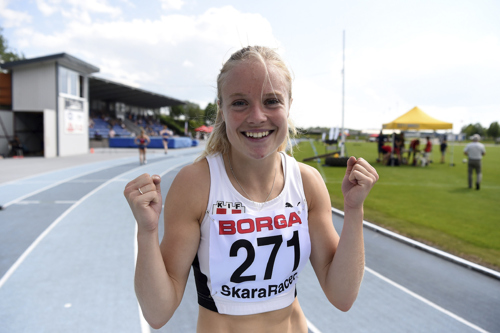 Astrid Glenner-Frandsen placerer sig som fjerdehurtigste danske kvinde nogensinde med ny 200m PR