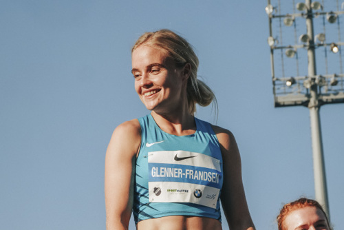 Astrid Glenner-Frandsen slår dansk rekord på 60m indendørs