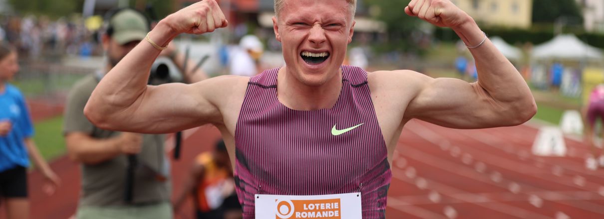 Gustav Lundholm erobrer den danske 400 meter-rekord